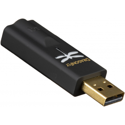 Портативный усилитель для наушников AudioQuest DragonFly Black