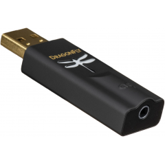 Портативный усилитель для наушников AudioQuest DragonFly Black