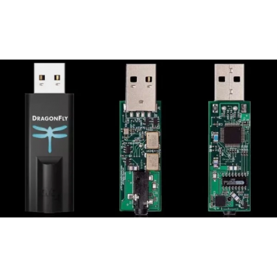 Портативный усилитель для наушников AudioQuest DragonFly Black