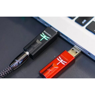 Портативный усилитель для наушников AudioQuest DragonFly Black