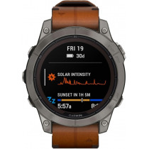 Умные часы Garmin Fenix 7 Pro Sapphire Solar Gray/Brown