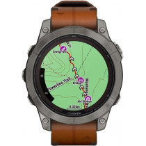 Умные часы Garmin Fenix 7 Pro Sapphire Solar Gray/Brown