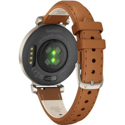 Умные часы Garmin Lily 2 Classic Cream Gold/Tan Leather Band