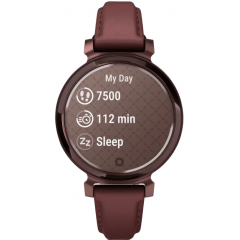 Умные часы Garmin Lily 2 Classic Dark Bronze/Mulberry Leather Band