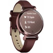 Умные часы Garmin Lily 2 Classic Dark Bronze/Mulberry Leather Band