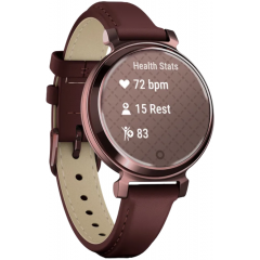 Умные часы Garmin Lily 2 Classic Dark Bronze/Mulberry Leather Band