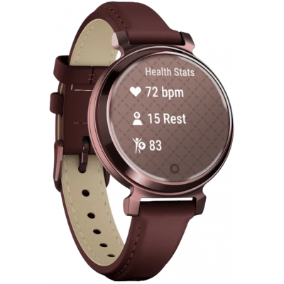 Умные часы Garmin Lily 2 Classic Dark Bronze/Mulberry Leather Band