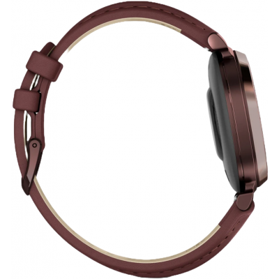 Умные часы Garmin Lily 2 Classic Dark Bronze/Mulberry Leather Band