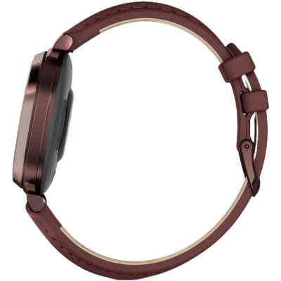 Умные часы Garmin Lily 2 Classic Dark Bronze/Mulberry Leather Band