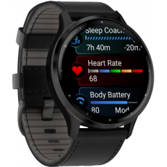 Умные часы Garmin Venu 3 Black Leather