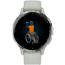 Умные часы Garmin Venu 3S Silver/Sage Gray