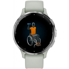 Умные часы Garmin Venu 3S Silver/Sage Gray