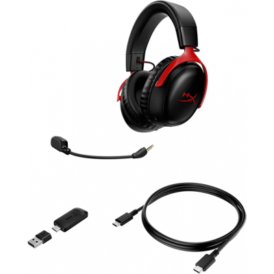 Наушники HyperX Cloud III Wireless Red