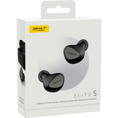 Наушники Jabra Elite 5 Titanium Black