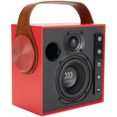 Портативная акустическая система Morel Biggie Ruby Red