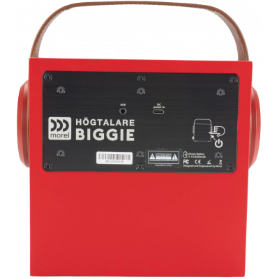 Портативная акустическая система Morel Biggie Ruby Red