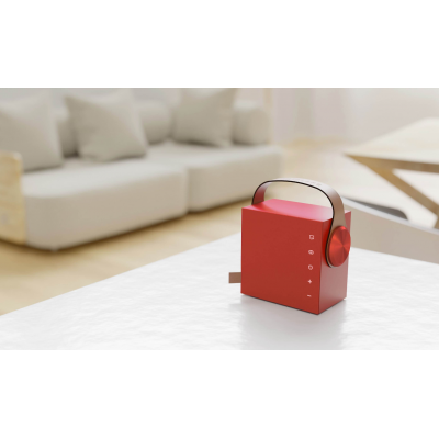 Портативная акустическая система Morel Biggie Ruby Red