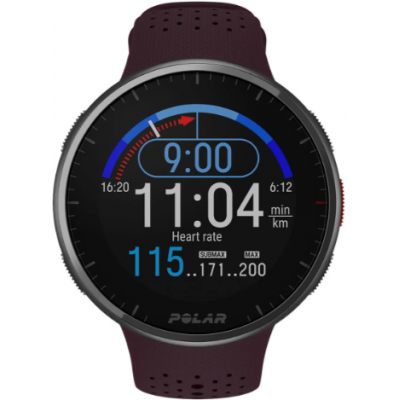 Умные часы Polar Pacer Pro Autumn Maroon