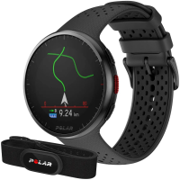 Умные часы Polar Pacer Pro Carbon Gray + пульсометр H10 Black