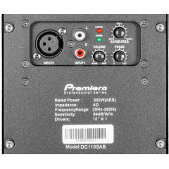 Сабвуфер Premiera DC110SA Black
