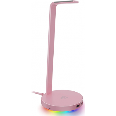 Подставка для наушников Razer Base Station V2 Chroma Quartz Pink
