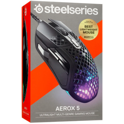 Мышь SteelSeries Aerox 5 Black