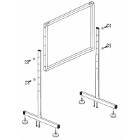 Опора для экрана Vutec Tubular Legs XWF 123" 1m