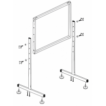 Опора для экрана Vutec Tubular Legs XWF 123" 1m