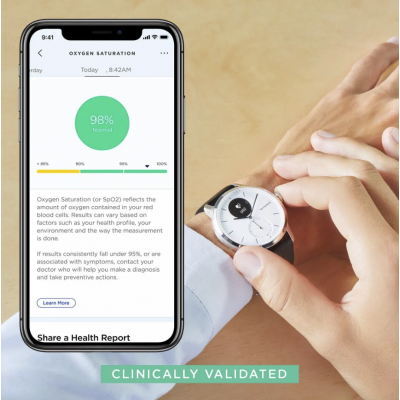 Гибридные часы Withings ScanWatch EKG 42mm