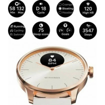 Гибридные часы Withings ScanWatch Light 37mm White Gold
