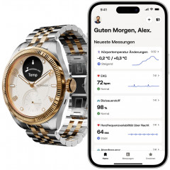 Гибридные часы  Withings Scanwatch Nova Brilliant Gold