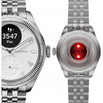 Гибридные часы  Withings Scanwatch Nova Brilliant Titanium Grey