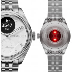 Гибридные часы  Withings Scanwatch Nova Brilliant Titanium Grey