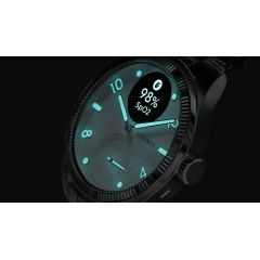 Гибридные часы  Withings Scanwatch Nova Brilliant Titanium Grey